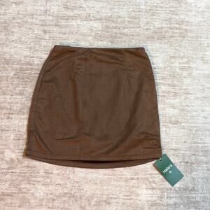 Halara Women’s Small Regular Faux Suede Mini Skirt Skort Shorts Athleisure New